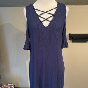 Blue casual Dress